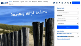 What Vvvameland.nl website looks like in 2024 