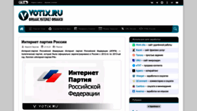 What Votix.ru website looks like in 2024 