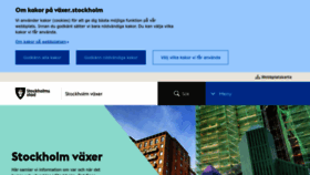 What Vaxer.stockholm website looks like in 2024 