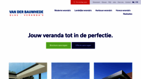 What Verandasvanderbauwhede.be website looks like in 2024 