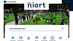 What Vivre-a-niort.com website looks like in 2024 