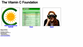 What Vitamincfoundation.org website looks like in 2024 