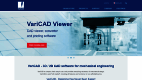 What Varicad.com website looks like in 2024 