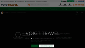 What Voigt-travel.nl website looks like in 2024 