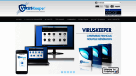 What Viruskeeper.com website looks like in 2024 