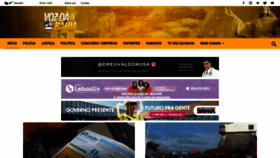What Vozdabahia.com.br website looks like in 2024 