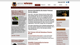 What Veteransaidbenefit.org website looks like in 2024 