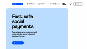 What Venmo.com website looks like in 2024 