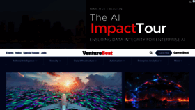 What Venturebeat.com website looks like in 2024 