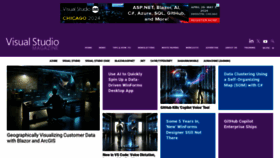 What Visualstudiomagazine.com website looks like in 2024 