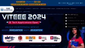 What Vit.ac.in website looked like in 2024 (1 year ago)