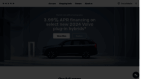 What Volvocars.com website looks like in 2024 