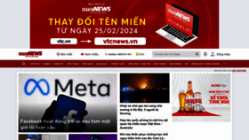 What Vtc.vn website looks like in 2024 