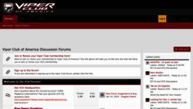 What Viperclub.org website looks like in 2024 
