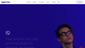 What Viber.com website looks like in 2024 