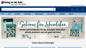 What Verlagruhr.de website looks like in 2024 