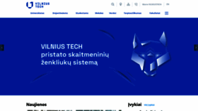 What Vgtu.lt website looked like in 2024 (1 year ago)