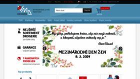 What Vmd-drogerie.cz website looks like in 2024 