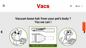 What Vacuum-groomings.com website looks like in 2024 