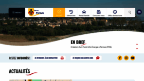What Ville-pertuis.fr website looks like in 2024 