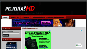What Verpeliculashd.com website looked like in 2011 (12 years ago)