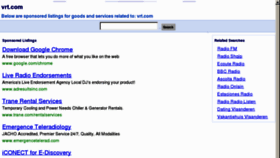 What Vrt.com website looked like in 2011 (12 years ago)