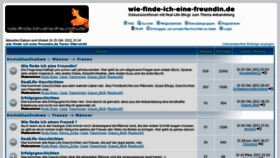What Wie-finde-ich-eine-freundin.de website looked like in 2011 (12 years ago)
