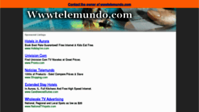 What Wwwtelemundo.com website looked like in 2011 (12 years ago)