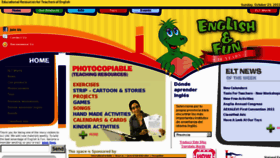 What Welcometoenglishandfun.com website looked like in 2011 (12 years ago)