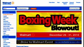What Wal-mart.ca website looked like in 2011 (13 years ago)