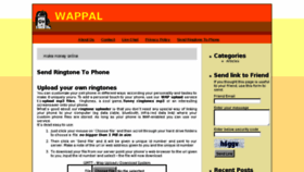 What Wappal.com website looked like in 2011 (13 years ago)