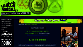What Watchfootball.tv website looked like in 2011 (13 years ago)