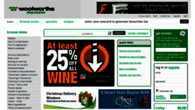 What Woolworths.co.nz website looked like in 2011 (13 years ago)