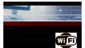 What Wifidenver.com website looked like in 2012 (13 years ago)