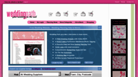 What Weddingpath.co.uk website looked like in 2012 (12 years ago)
