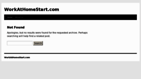 What Workathomestart.com website looked like in 2012 (12 years ago)
