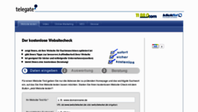 What Websitetesten.de website looked like in 2012 (12 years ago)