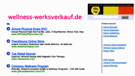 What Wellness-werksverkauf.de website looked like in 2012 (12 years ago)