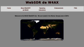 What W4ax.com website looked like in 2012 (12 years ago)