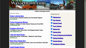 What Wevietnam.com website looked like in 2012 (12 years ago)