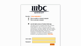What Webmail.mbc.net website looked like in 2012 (12 years ago)