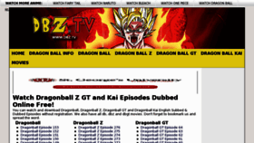 What Watch-dragonball.com website looked like in 2012 (12 years ago)