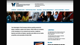 What Washpostco.com website looked like in 2012 (12 years ago)