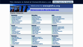What Wwwgtefcu.org website looked like in 2012 (12 years ago)
