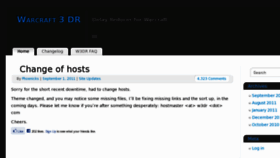 What W3dr.com website looked like in 2012 (12 years ago)