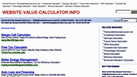 What Website-value-calculator.info website looked like in 2012 (11 years ago)