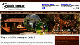 What Wildlifejourney.com website looked like in 2012 (12 years ago)