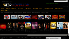 What Webpinoytv.com website looked like in 2012 (12 years ago)