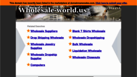 What Wholesale-world.us website looked like in 2012 (11 years ago)