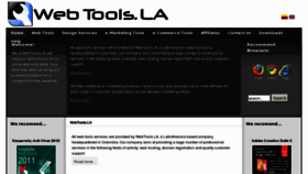 What Webtools.la website looked like in 2012 (11 years ago)
